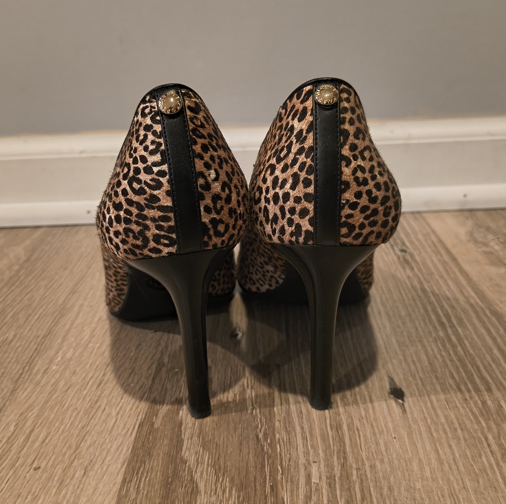 Michael Kors Leopard Print Heels - Picture 4 of 7
